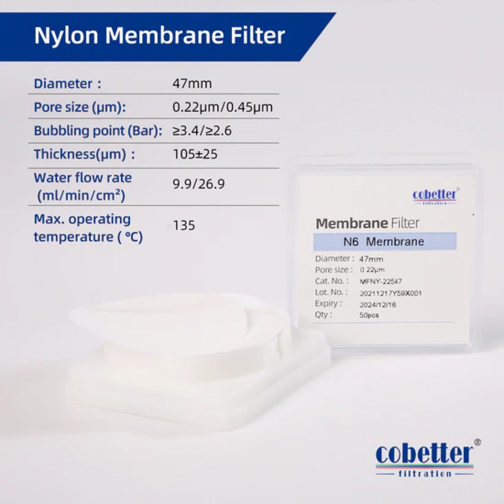 Filtros de Membrana de Disco de Nylon Hidrofílico