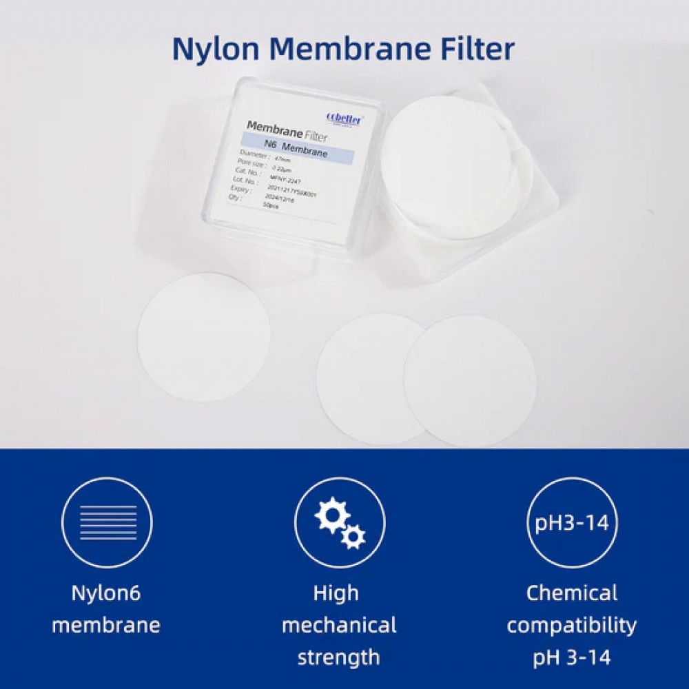 Filtros de Membrana de Disco de Nylon Hidrofílico