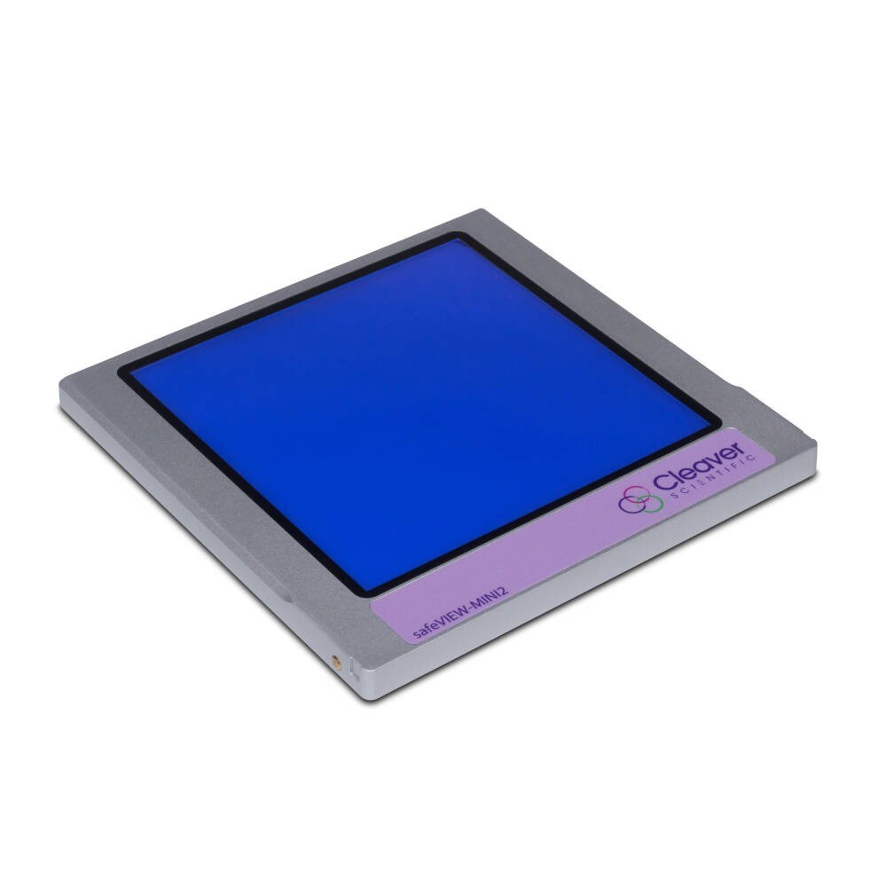 Transiluminador de luz azul 15,3 x 15,3 cm